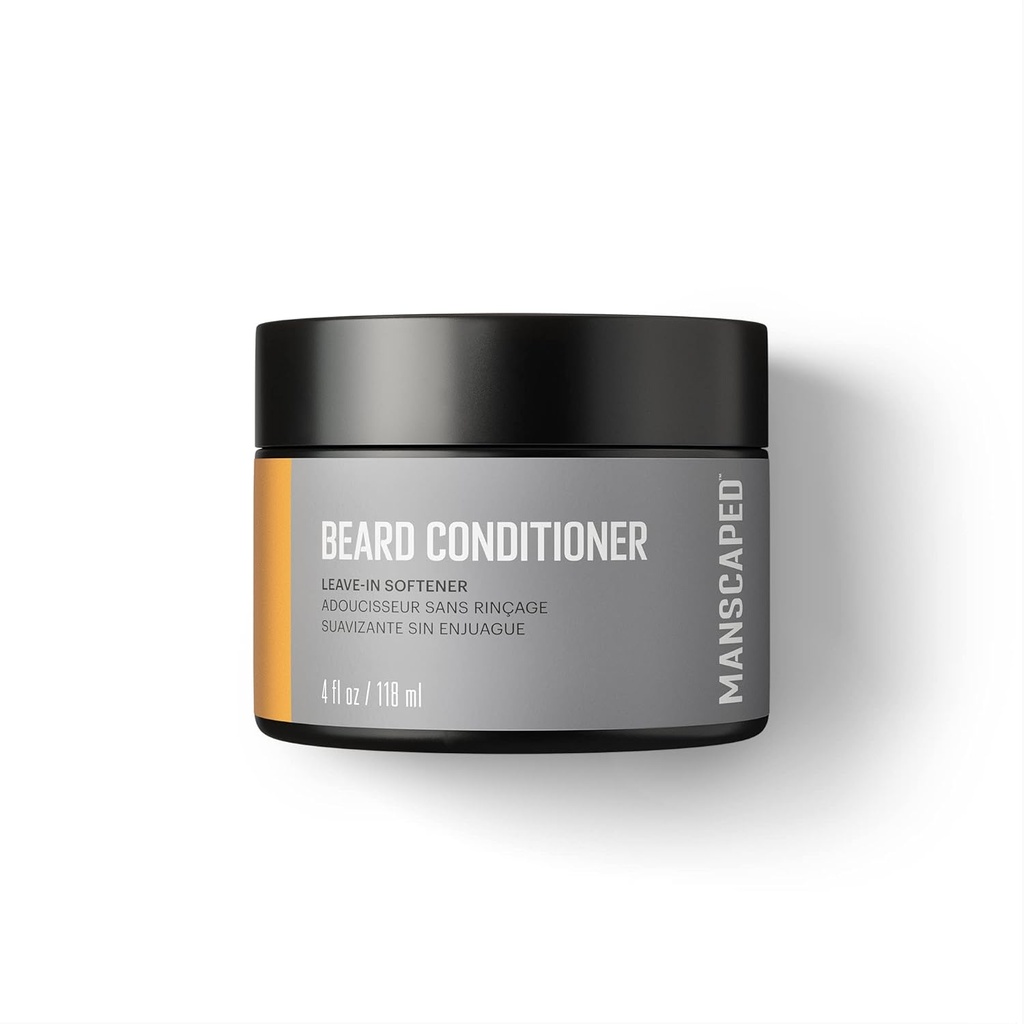 MANSCAPED® UltraPremium Beard Conditioner, Leave-in Softener met voedende oliën en antioxidanten, Shea Butter, Eucalyptus, Lavendel, Kokosolie Hydraten & Herstelt Vocht, (4 oz)