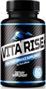 Vita Rise Pillen voor mannen, Officiële Vita Rise Peak Performance Supplement, Alle natuurlijke mannelijke capsules voor algemene gezondheid en wellness ondersteuning, Vita Rise Pro tabletten, Vita Rise (60 capsules)