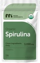 Micro ingrédients supplément de Spiruline biologique, 720 comprimés (4 mois d'approvisionnement), pas de remplissage et non-OGM, riche en protéines végétales, vitamines et prébiotiques, pilules de Spiruline Premium
