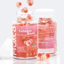 Collageen Gummies - 60 Count,Hydrolyzed Collageen Type 1 & 3,Vitamin C E voor vrouwen Mannen Gezonde huid haargewrichten Ondersteuning,Non-GMO,Gluten-Free,Gelatin-Free (120 Counts)
