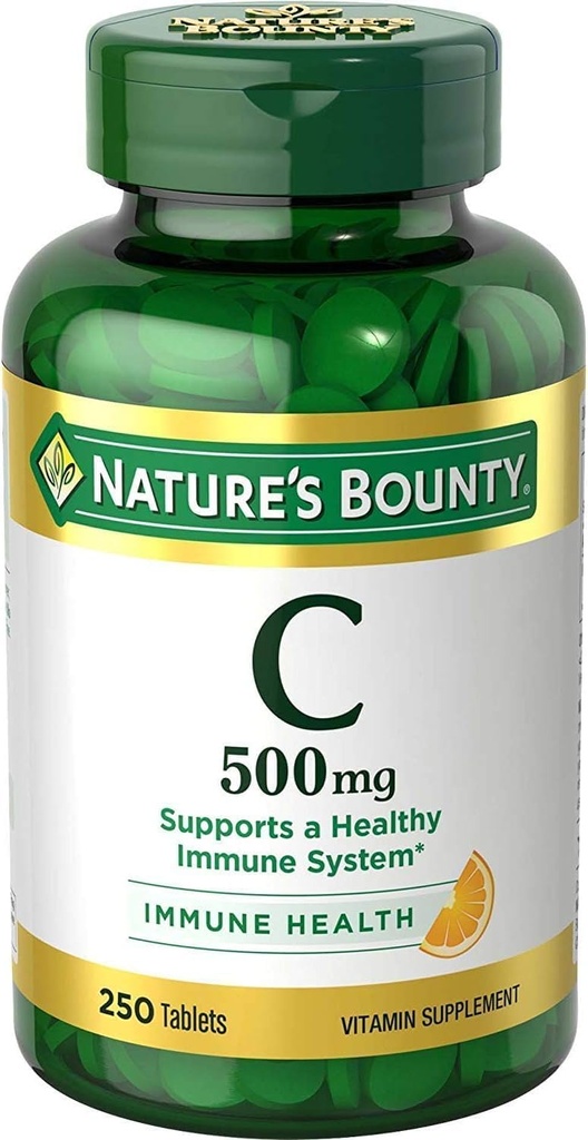 Bounty Pure Vitamine C 500 mg tabletten 250 tabletten (verpakking van 9 tabletten)