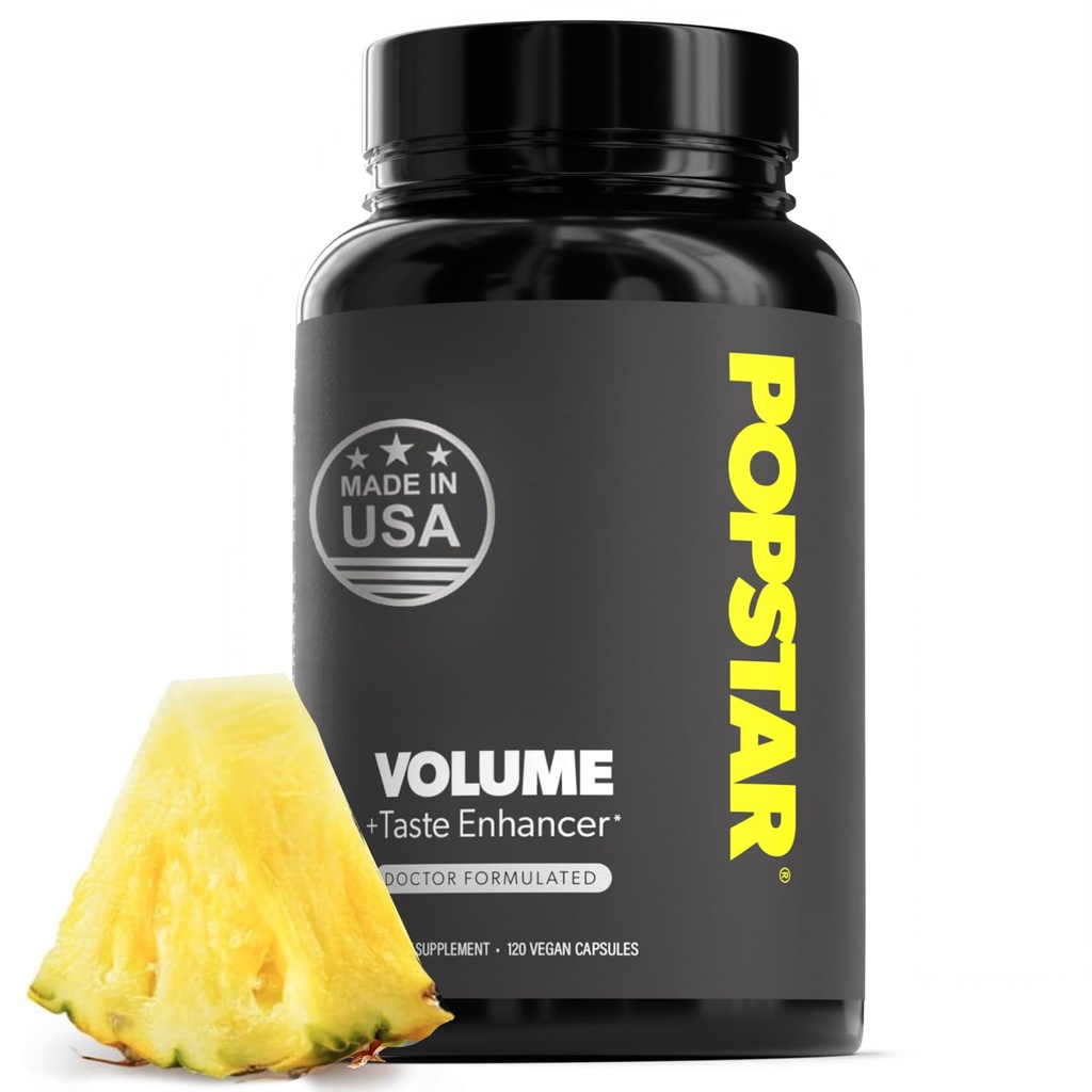 POPSTAR Labs Semen Volume Booster - Mannen Semen Gezondheid en vruchtbaarheid Supplement - Doctor Geformuleerd om de belasting volume te verhogen - Made in USA - Niet-GMO, biologisch, Veganistisch - 120 Capsules (1 maand levering)