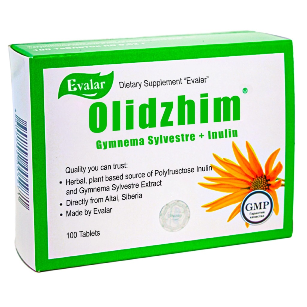 Evalar Gymnema Sylvestre Inulin Olidzhim Herb 100 Tabs Altai Siberië