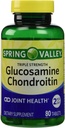Spring Valley - Glucosamine Chondroitin, Drievoudige sterkte, 80 tabletten