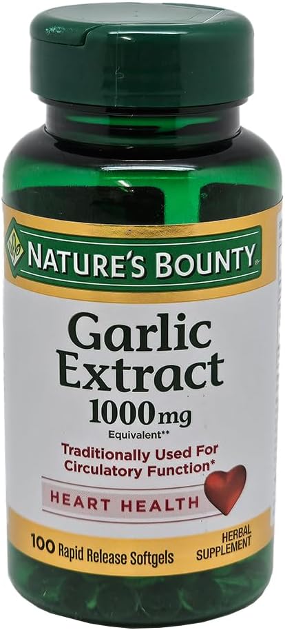 Bounty Knoflook 1000 mg Softgels 100 ea