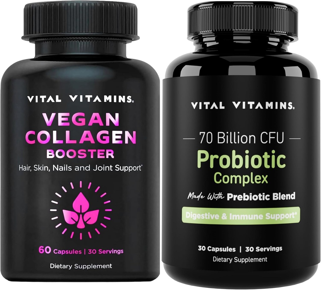 Vitale vitamines Vegan Collagen Booster + Probiotic Complex