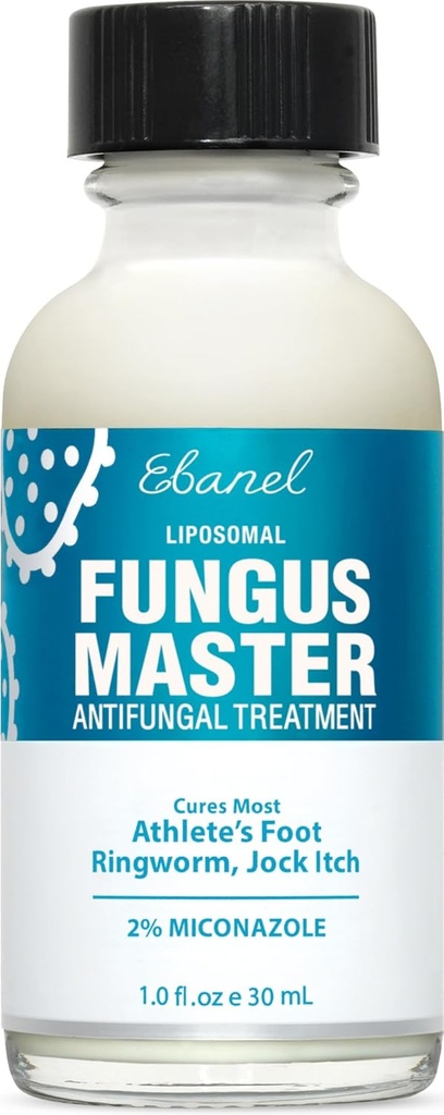 Ebanel Athletes Foot Treatment Extra Strength, Antifungal Cream for Foot Fungus, with Miconazole, Undecylenic Acid & Tea Tree Oil, Fast Itch Relief, Treats fungal Infection Leading to toenail Fungus