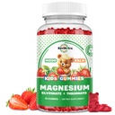 Magnesium Complex Gummies- Kalm Kauwbare Gummies voor kinderen & Volwassenen- Magnesium Glycinate Supplement-w/Omega-3, Vitamine B6, D3- Ondersteuning Kalm Stress Relief, Bones, Mood, Aardbei smaak