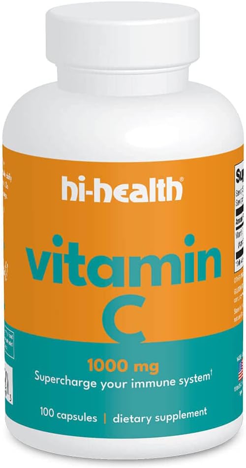 Hi-Health Vitamine C 1000mg met Rose HIPS (100 capsules)