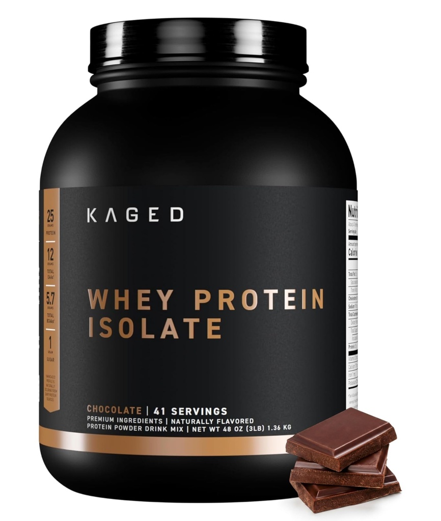 Kaged Wey Protein Isolaat Poeder 