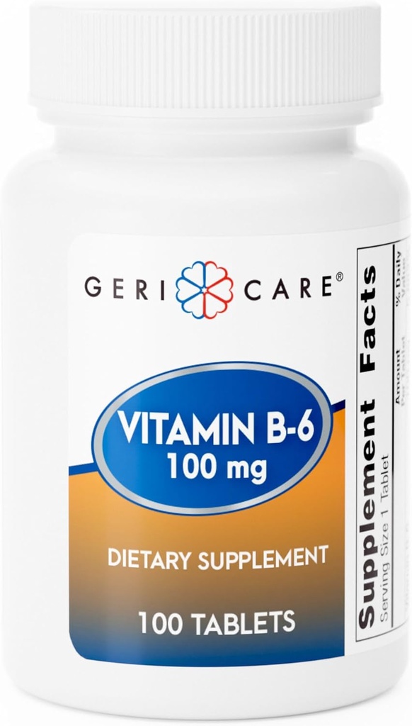GeriCare Vitamine B-6 100 mg, 100 tabletten 