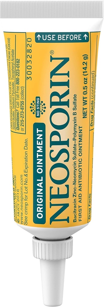 Neoclosporine originele eerste hulp antibiotische zalf met Bacitracin zink voor infectiebescherming, wondverzorging behandeling & scar verschijning Minimizer voor kleine sneeën, scrapes en brandwonden, 5 oz