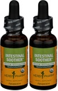 Herb Pharm Certified Organic Intestinal Sother Liquid Herbal Formula with Turmeric Extract - 1 Once (FIS01) (Pack of 2)