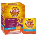 Métamucil Packets on-the-Go, sans sucre, 44 Packets, 4-en-1 Psyllium Housse Supplément fibre, Orange Aromatisé, Servants Individuels Idéal pour Voyage, Supplément fibre pour la santé digestive et la régularité