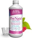 Begraven Treasure Prenatale Plus DHA Complete, 16 oz Orange Banana Flavor, Hoge Potency Liquid Formula Supplement voor Voor, Tijdens, Post Zwangerschap, Natuurlijke DHA Omega3 IJzer Vegetarische Safe w / Dose Cup