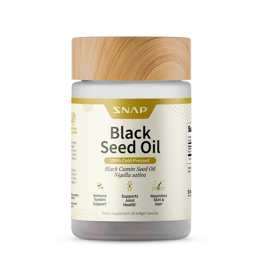 Snap Supplementen Black Seed Oil Capsules 