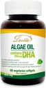 Lovita Algenolie, plantaardige DHA alternatief voor visolie, Vegan Omega 3 met DHA 200 mg, 60 Vegetarische Softgels