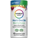 Regenbooglicht Multivitamine voor mannen 50+, Vitamine C, D & Zink, Probiotica, Mannen One 50+ Multivitamine Biedt hoge potentie Immuun Ondersteuning, Niet-GMO, Vegetarische, 60 tabletten