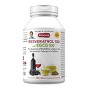 ANDREW LESSMAN Resveratrol-100 EGCG 100mg - 180 Capsules - Deux antioxydants naturels, sans alcool ou caféine.