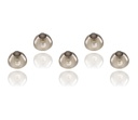 Resound Sure Fit Hoorhulp Domes Smoky Gray Tips Oorstukken Comfortabel voor Open Fit BTE Geluidsversterker PSAP Kit Onzichtbaar 10mm (L x 5)