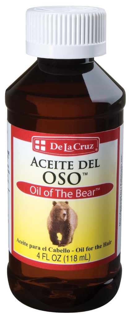 De La Cruz Olie van de Bear Beard Oil voor mannen - Grooming Brillantijn voor haar, snor en baard - Aceite del Oso