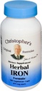Christopher's Original Formulas Herbal Iron Formula, Natural Iron Support, 450 mg, 100 Vegetarische Capsules