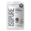 Isopure 100% poudre monohydratée de créatine pure, sans sucre, sans saveur, 5g monohydratée de créatine par portion, 1,1 Lb, 100 portions (paquetage mai vary)