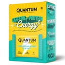 Quantum Energy Square: Energy Bar met Cafeïne & 10g proteïne. Delicious Healthy Snack On The Go. (Veganistisch, Glutenvrij, Sojavrij, Melkvrij) (Caramel Amandelzeezout)