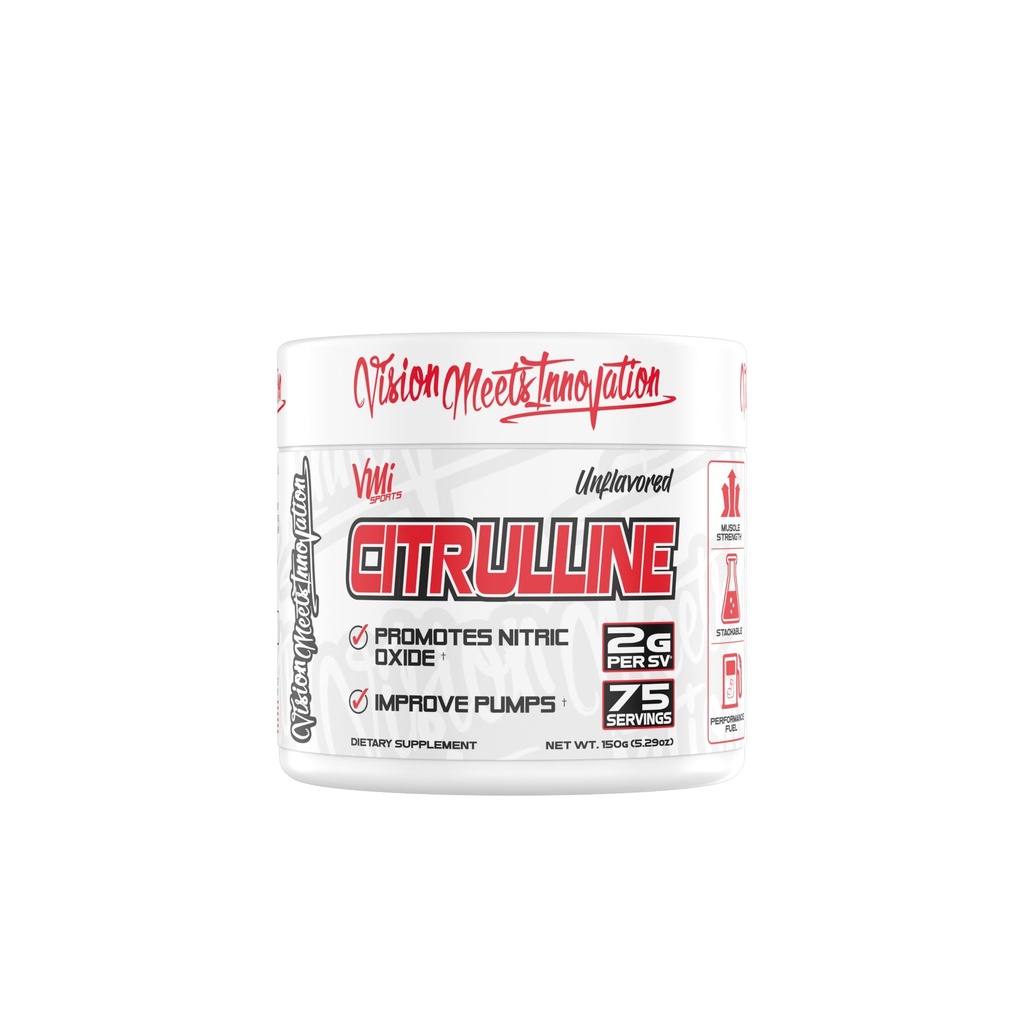 VMI Sport Citrulline Ongearomatiseerd Poeder Pure L-Citrulline 