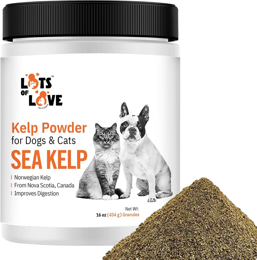 Kelp Powder for Dog & Cat - Organic Sea Kelp Supplement Granulaatpoeder (16 Oz, 1 Pond)