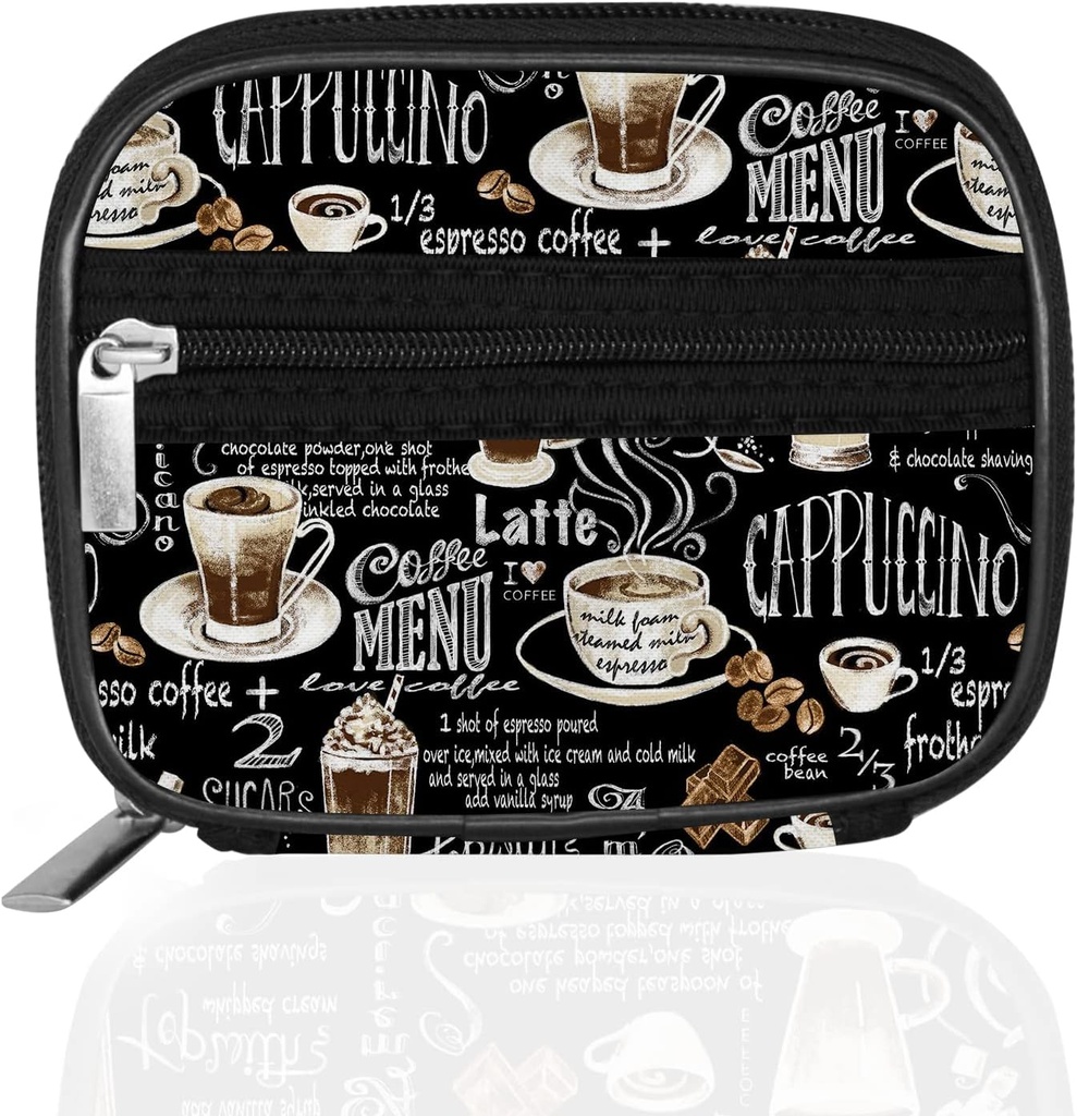 Serfeymi Weekly Travel pil Organizer pil geval voor portemonnee met verwijderbare 7 dagen pil Box, Modieuze reismedicijn Organizer pil container voor geneeskunde, vitamine, supplement - zwart 02
