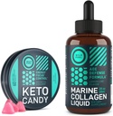 WILDE BRANDSTOF Keto Candy en Liquid Collageen Marine Energy and Wellness Bundle