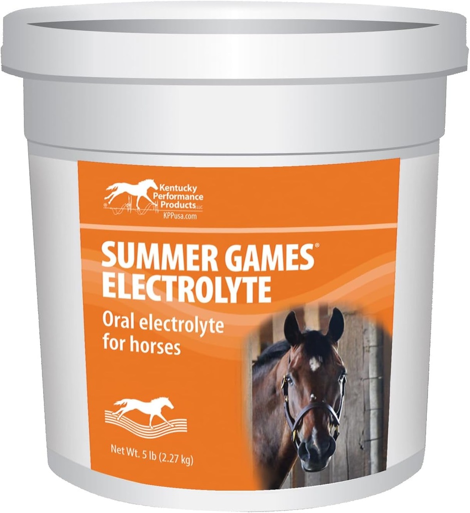Kentucky Performance Producten Zomer Games Electrolyte Horse Supplement, 5 Pond Container