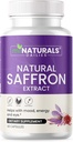Suppléments naturels de safran - Capsules d'extrait Pure Premium - Support d'humeur - Eye Support - Energy - Made in USA - 88.50 mg - 60 Pills - Optimisé - Pastillas de Azafran