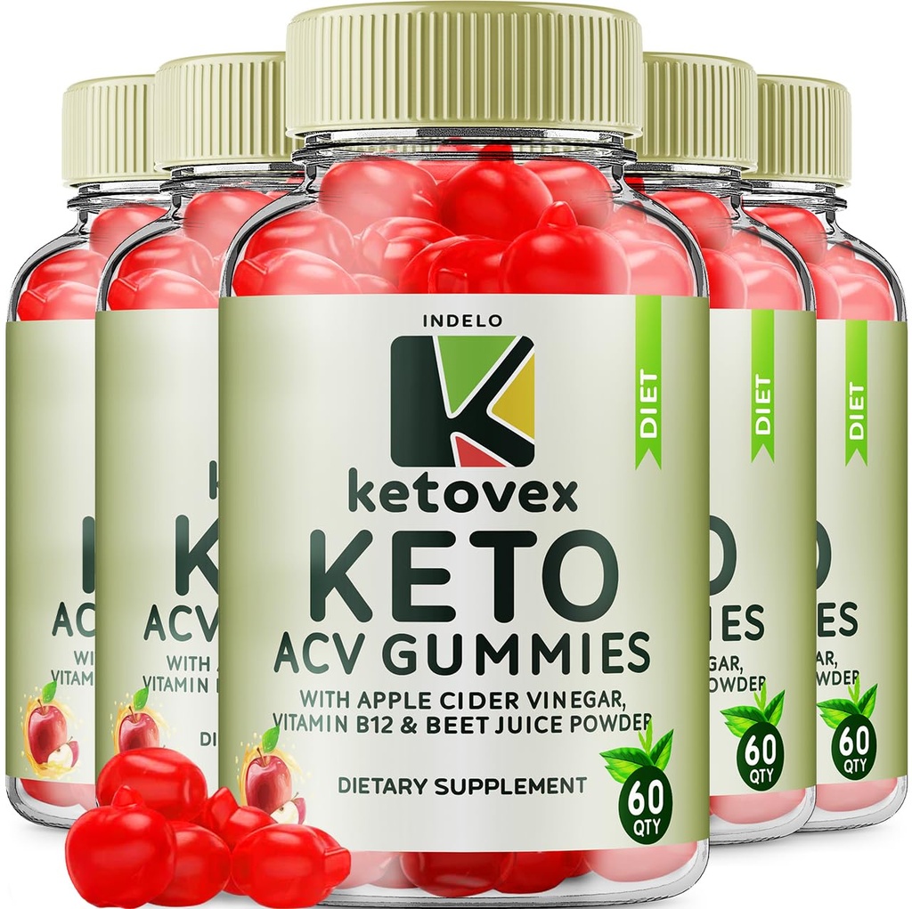 (5 Pack) Ketovex Keto BHB Gummies Advanced Formula, Ketovex BHB Weight Management ACV Gummies Reviews, Ketovex ACV Keto Vex BHB Gummy Gomtas Ketosis, Ketovex Gummies, B12 (300 Gummies)