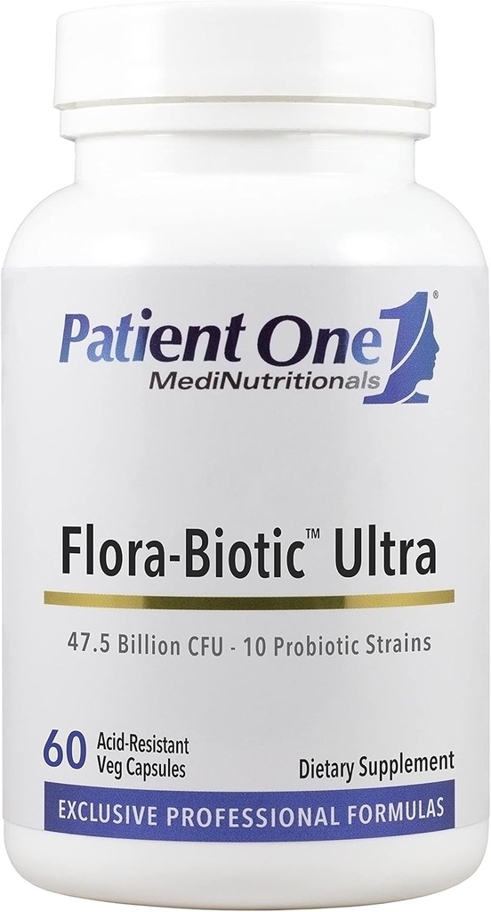Patiënt One Flora-Biotic Ultra Probiotic Supplement to Support Balanced Intestinal Flora* 