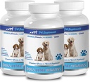 Vitamines minérales pour chiens - Ultra Vitamines pour chiens - Chews - Formule puissante - Complexe minéral - Comprimés de calcium pour chiens - 270 traites (3 bouteilles)