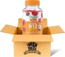 Vitamine B12 Gummies Bundle. Inclusief One Bottle 90 kt Lifeable Kids Vitamine B12 Gummies. Dieetsupplement, Glutenvrij, Non Gmo, en Kauwbare B12 Vitaminen Gummies. Wordt geleverd met een goed voor mijn huis doos!