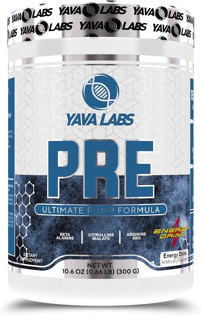 Yava Labs PRE Workout Ultimate Pump Formula (Energy Drink)