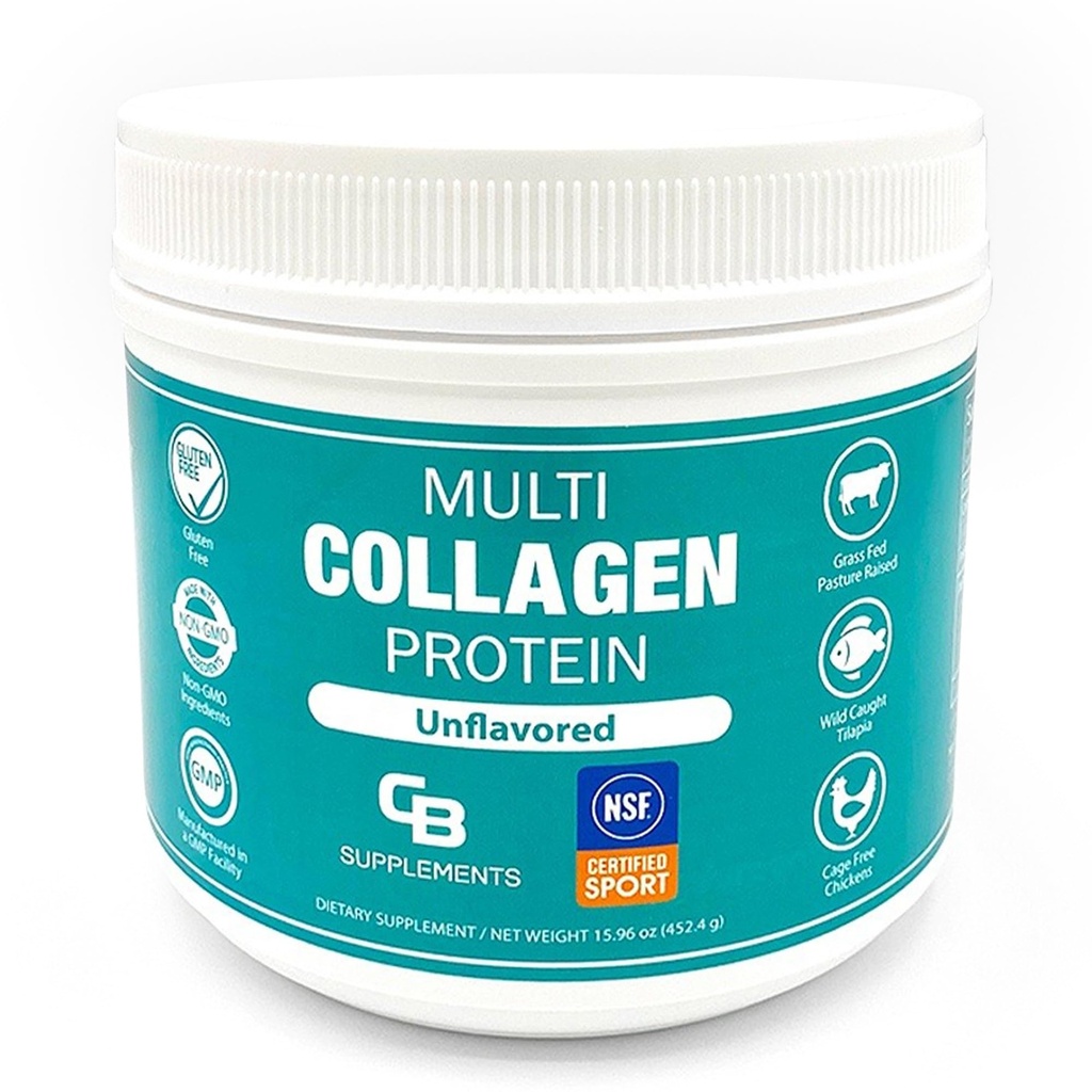 CB Supplementen NSF gecertificeerd voor Sport Multi Collageen Proteïne Poeder Bot, huid, haar, en Joint Support 