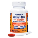 Oceanblue 2100 Triple Strength Omega-3 Fish Oil met Kurkuma 