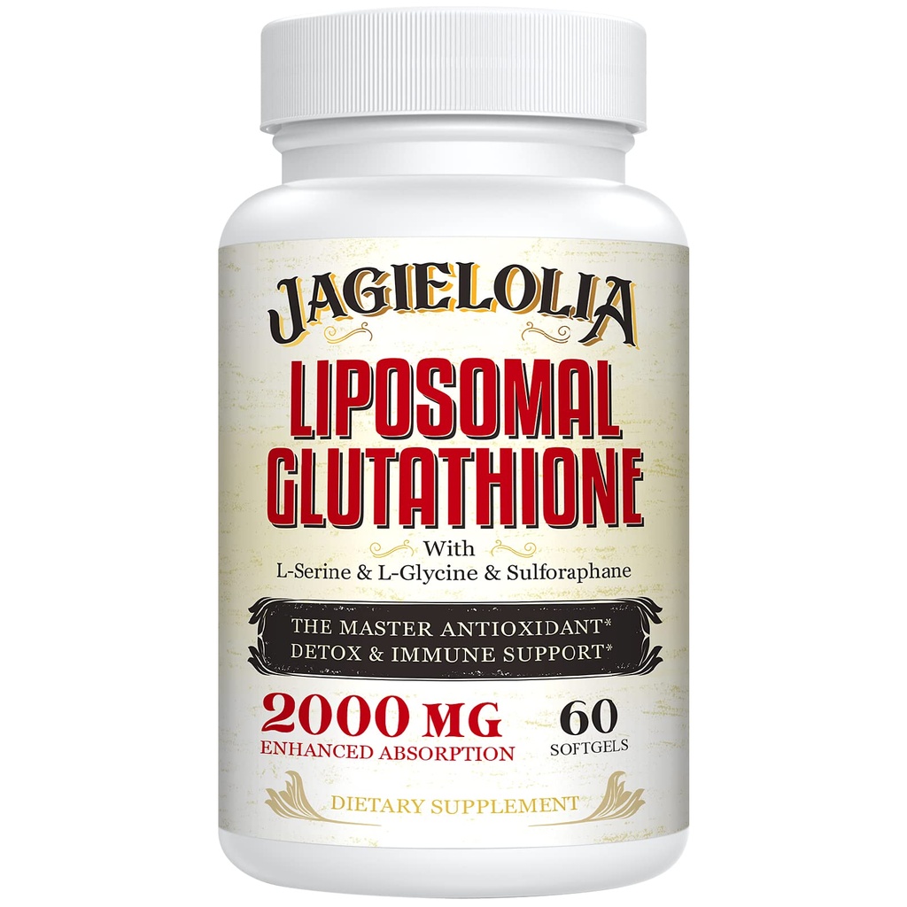 Liposomale Glutathion 2000 mg met L-Serine, L-Glycine & Sulforaphane 