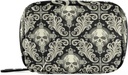 Pill Case Travel Vintage Pill Cases Bag Medicine Vitamin Container Pill Box Organizers Supplement Holder (Skull Damask)