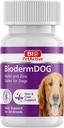 Bio Pet Active BiodermDOG 0.5 Zink en Biotin tabletten voor honden, immuunsysteem, huid, jas en nagel Ondersteuning voor honden, 1,32 oz, 75 kauwtabletten