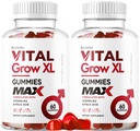 (2 Pack) Vital Grow XL Male Gummies - Mannen prestaties Gummies 1050MG Vital GrowXL Blend, Vital Growth Gummy Advanced Gomitas Formula, 120 Gummies voor 2 maanden