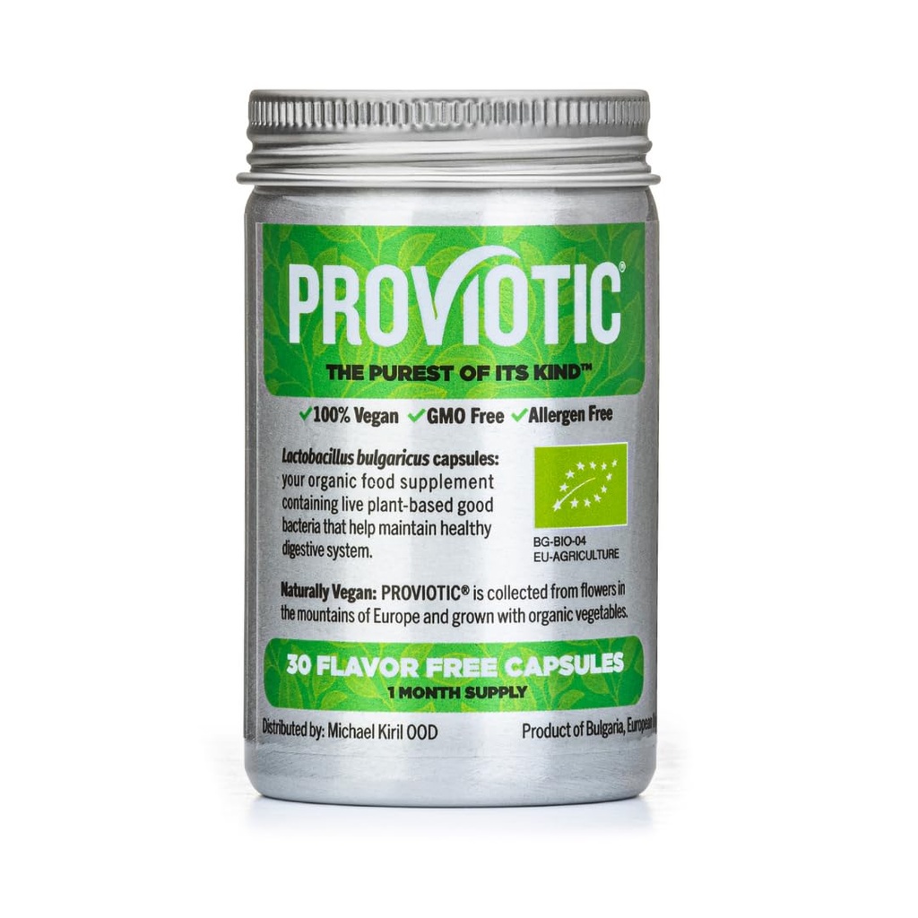 Supplément probiotique végétalien - Formule brevetée pour la santé digestive et le soutien immunitaire - Capsules anti-dérapantes pour les hommes et les femmes - Améliorer la santé gut - Capsules probiotiques