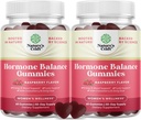 Hormonenbalans voor vrouwen Gummies of All Ages - PMS Ondersteuningssupplement voor vrouwen om Menstruele Cyclus en Hormonale Balance Menopauze & Mood Swings met Vitamine B6 & Dong Quai - 60 Kauwen - 2 pack