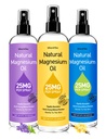 Magnesium Spray, Pure Magnesium Oil Spray voor voeten, Ideale Gift voor spierontspanning & beter slapen, snelle absorptie, snel drogen zonder Residu-Vanilla