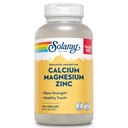 SOLARAY Calcium Magnesium Zink Supplement - met Calcium 1000mg, Magnesium 500mg - Bot Gezondheid, Spierfunctie, Hart Gezondheid en Immuun Ondersteuning - Vegan, 60 dagen garantie, 68 porties, 275 VegCaps