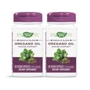 Nature's Way Oregano Oil 75-85% Carvacrol par Capsule, Végétarien, 60 Capsules Végétarien, Paquet de 2